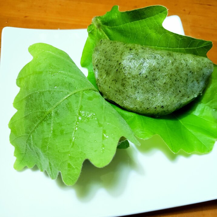 こどもの日 レンジで簡単♪よもぎ草餅☆柏餅☆草大福